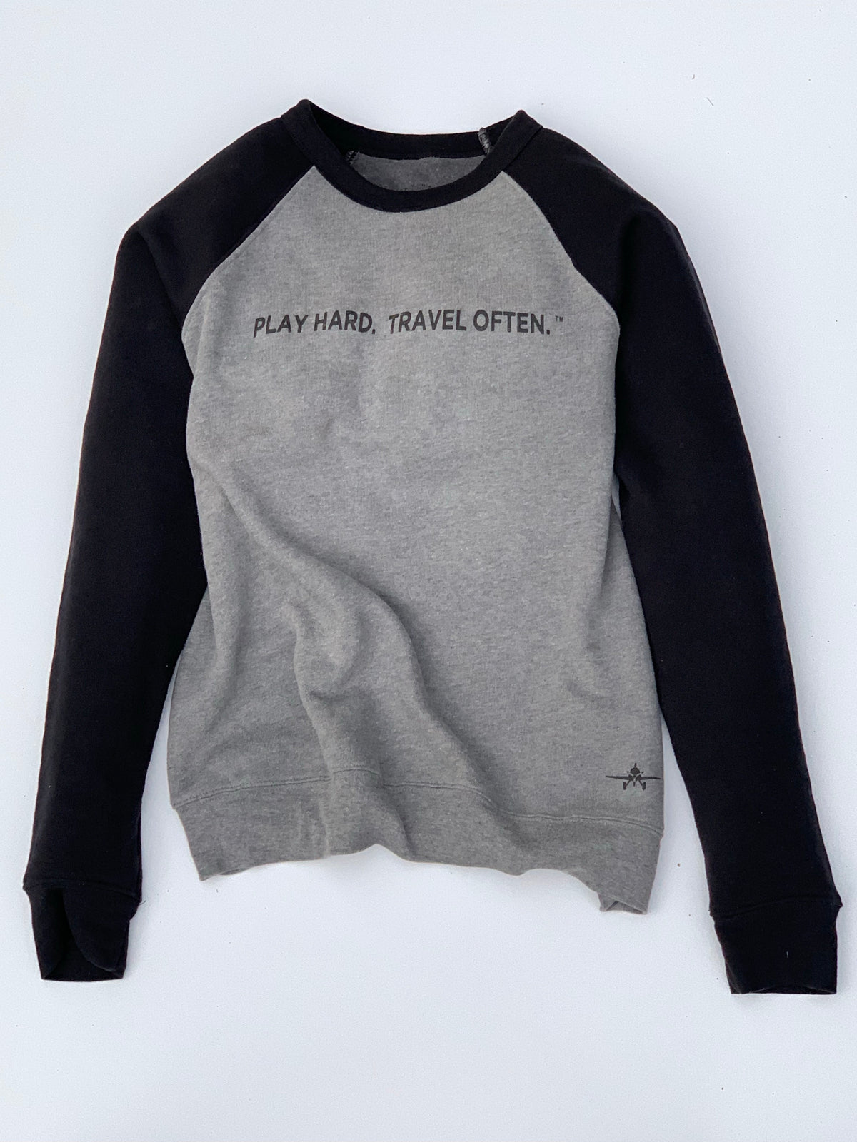 "Play Hard. Travel Often." Cloud 9 Sweatshirt